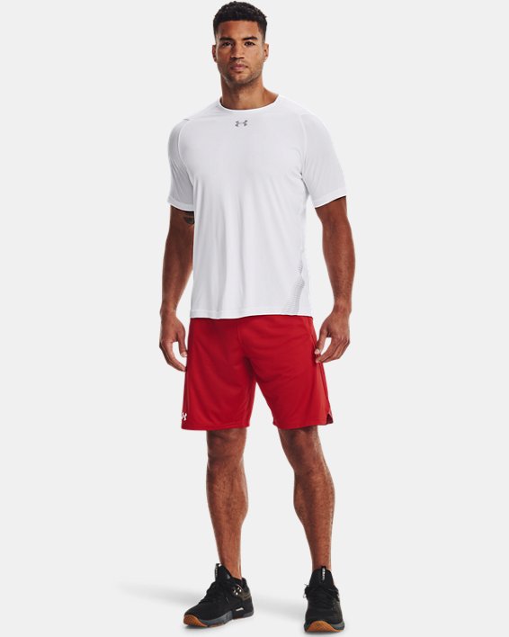 Men's UA Locker 9" Pocketed Shorts, Red, pdpMainDesktop image number 2
